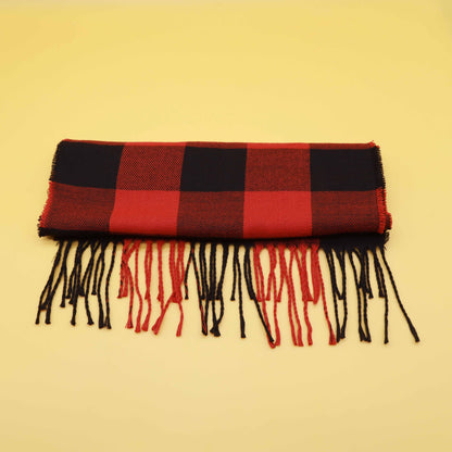 Red Plaid Scarf