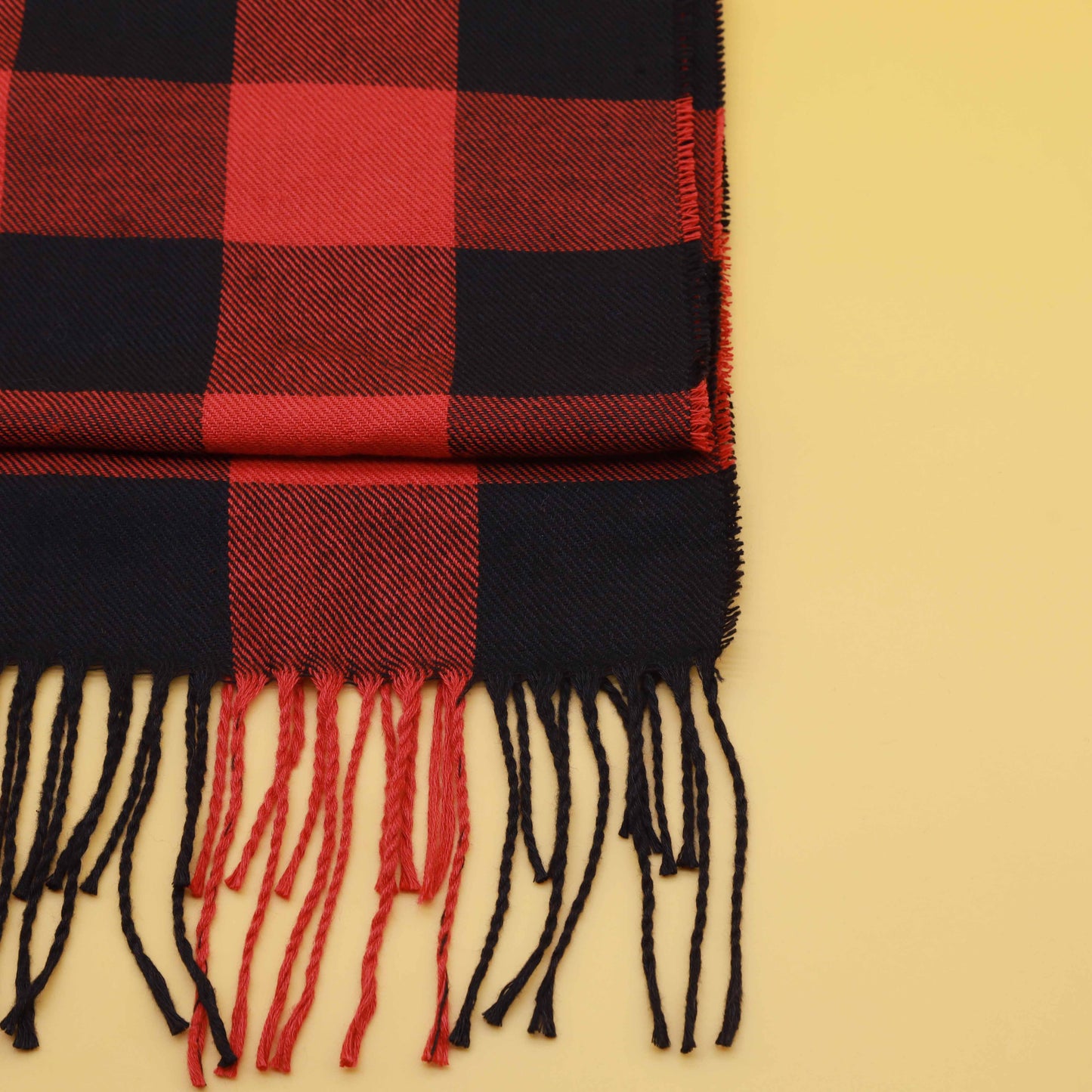 Red Plaid Scarf