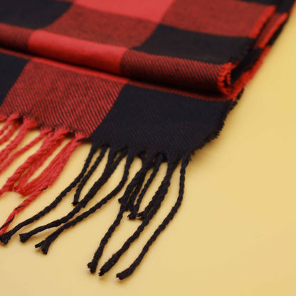 Red Plaid Scarf